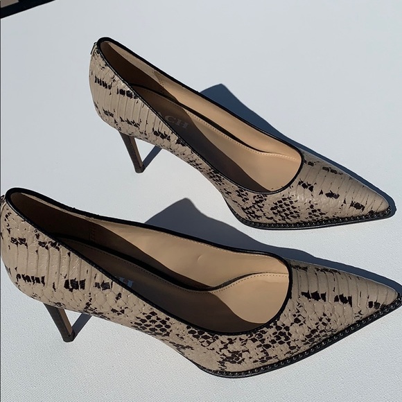 Coach Shoes - Coach heels, leather, 8.5 snakeskin design